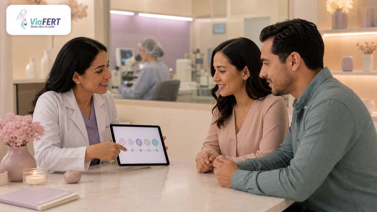 Consulta sobre las etapas médicas de la gestación subrogada en ViaFERT