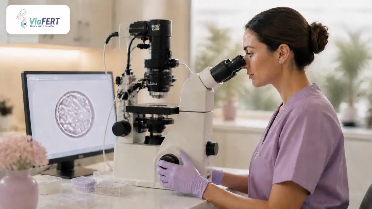 Fertilización in vitro, embriología y tecnología de laboratorio en ViaFERT