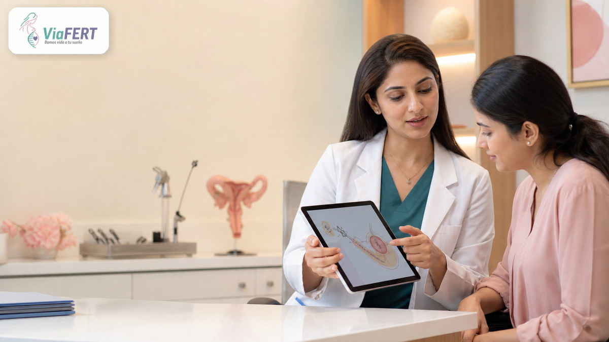 Consultation about minimally invasive reproductive surgery at ViaFERT