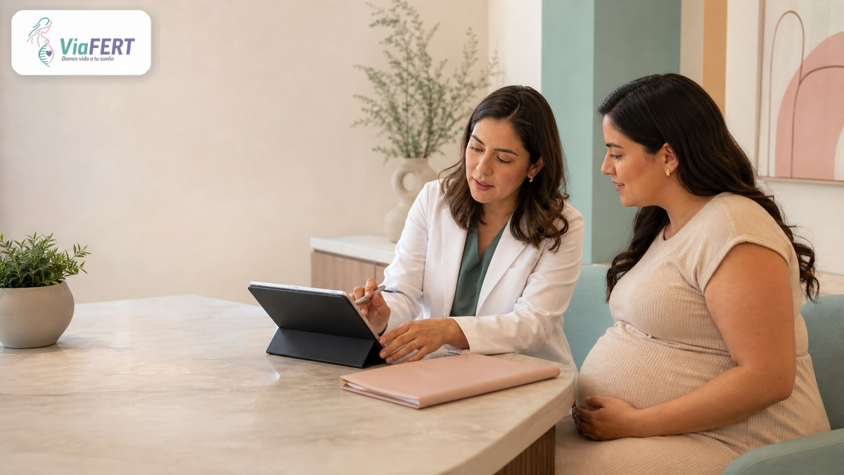 Prenatal-care consultation and pregnancy follow-up at ViaFERT