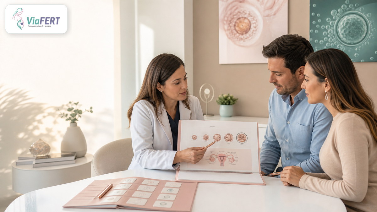 Guidance about the medical stages of a gestational-surrogacy process